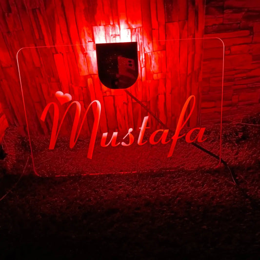 Customized 3d Illusion Couple Name Lamp | NL17 Gifts Creator