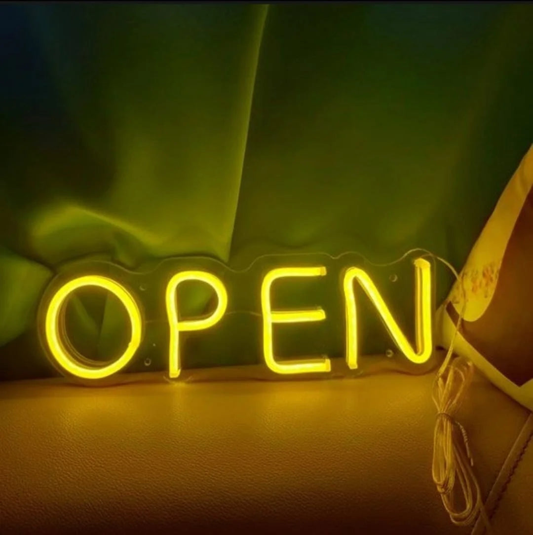 Open Neon Sign - Neon Light Gifts Creator