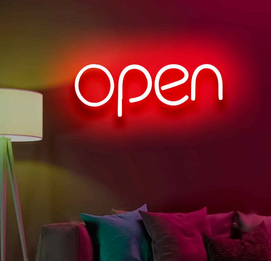 Open Neon Sign - Neon Light Gifts Creator
