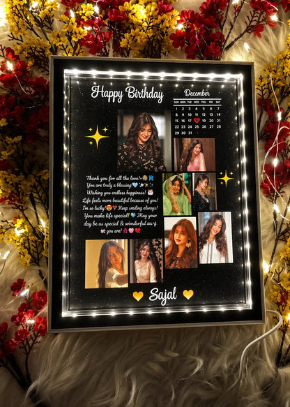 Personalized LED Magic Mirror Photo Frame Gifts Creator