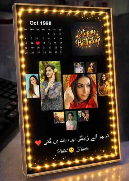 Personalized LED Magic Mirror Photo Frame Gifts Creator