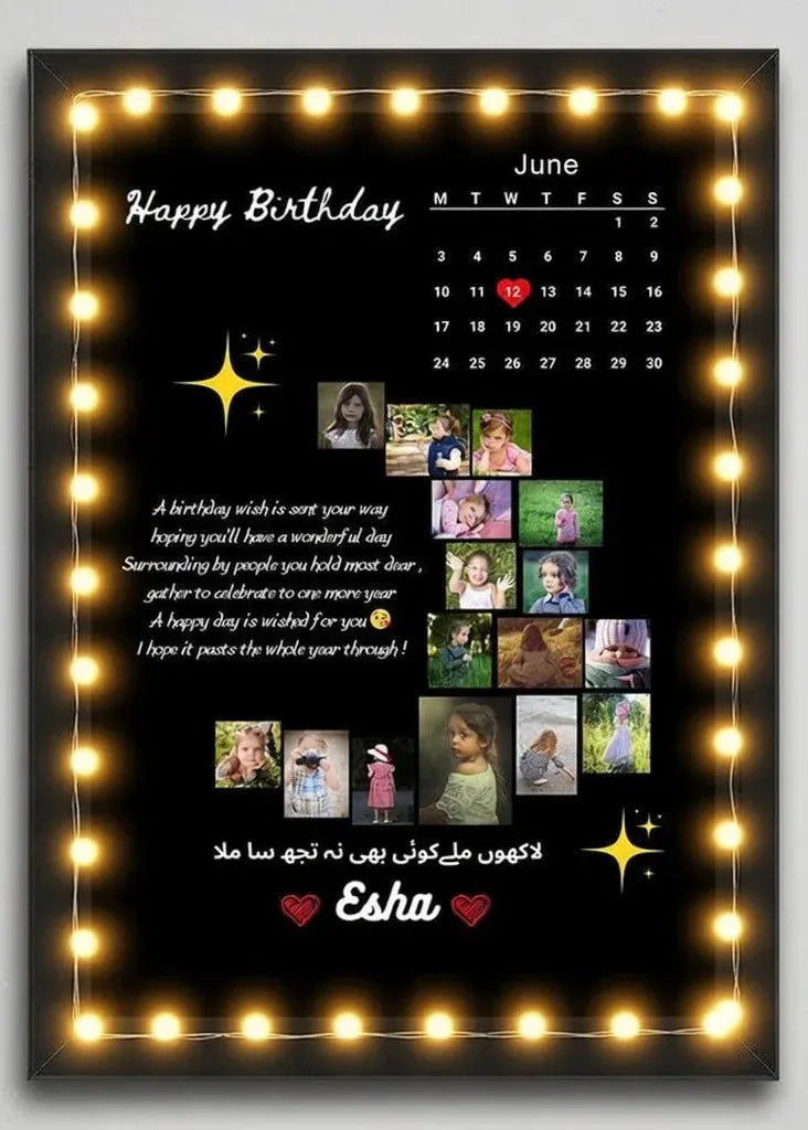 Personalized LED Magic Mirror Photo Frame Gifts Creator