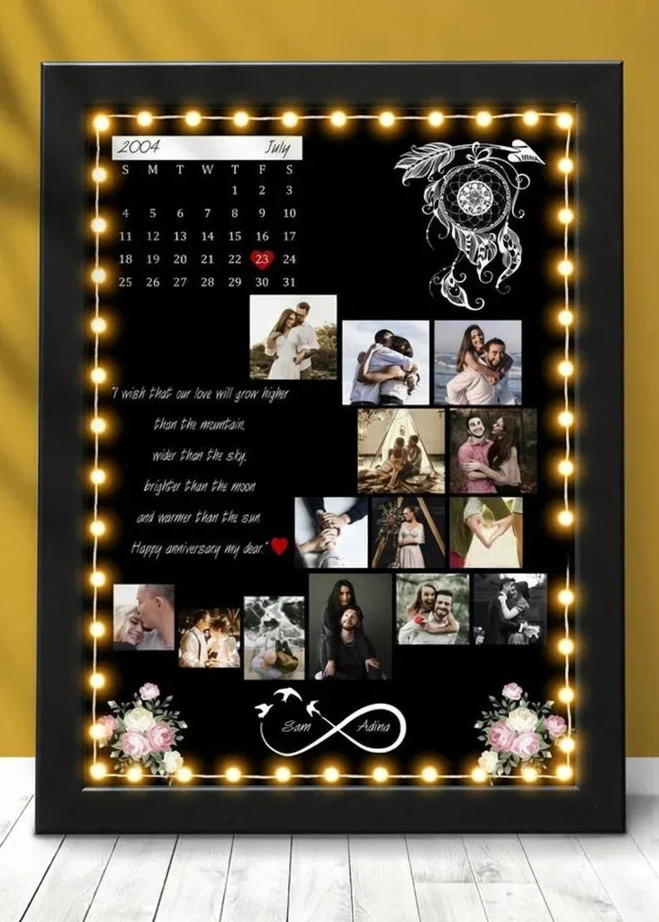 Personalized LED Magic Mirror Photo Frame Gifts Creator