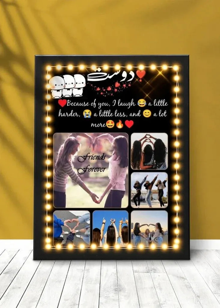 Personalized LED Magic Mirror Photo Frame Gifts Creator