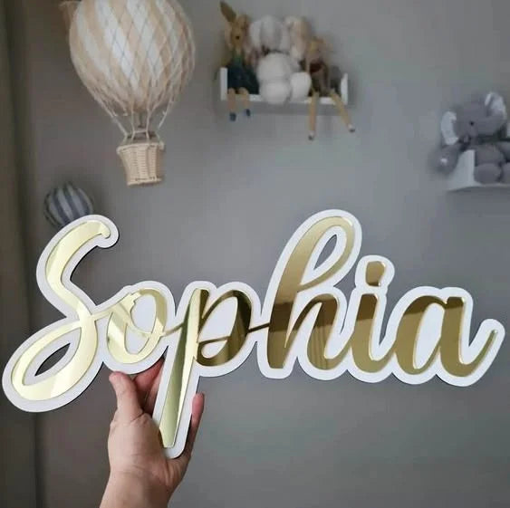 Acrylic Customised Name for Wall Decor Gifts Creator