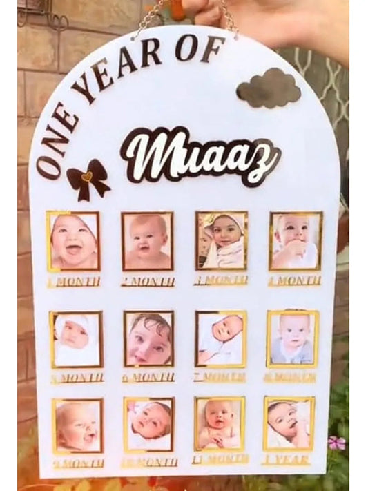 Personalised Baby's First Year Gallery | 1st Birthday Keepsake | BBF3 Gifts Creator