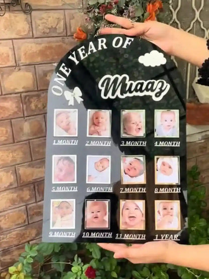 Personalised Baby's First Year Gallery | 1st Birthday Keepsake | BBF1 Gifts Creator