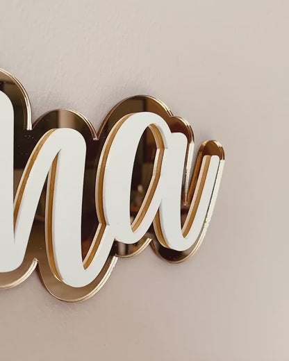 Acrylic Customised Name for Wall Decor